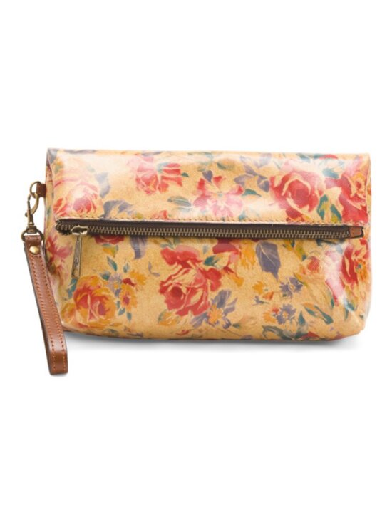 Patricia Nash Handbags - PATRICIA NASH Leather Valerie Foldover Wristlet Pouch